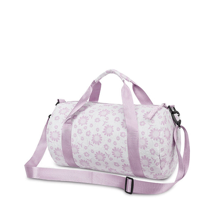 Sporty Duffel Bag With Floral Pattern Kalsten