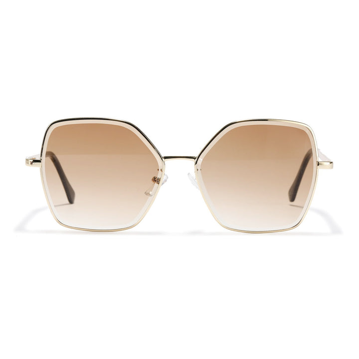 Women geometric sunglasses with fashionable gold frame Kalsten
