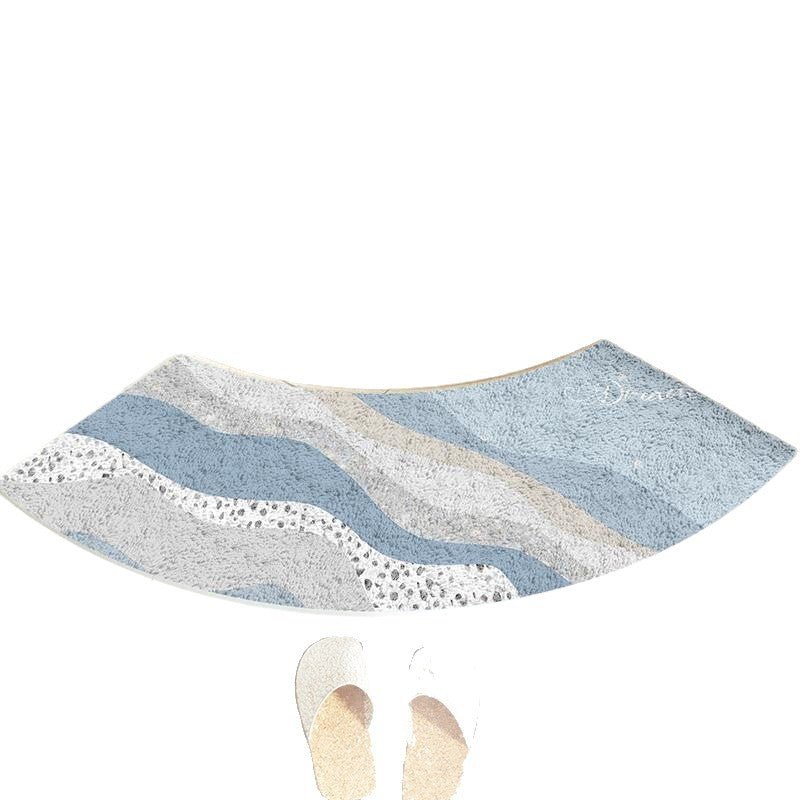 Cozy Curved Bath Mat Acalora