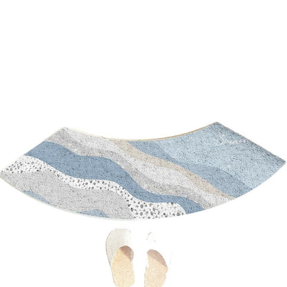 Cozy Curved Bath Mat Acalora