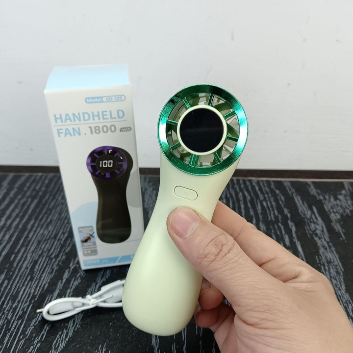 Unisex Handy portable fan with digital speed display Kalsten