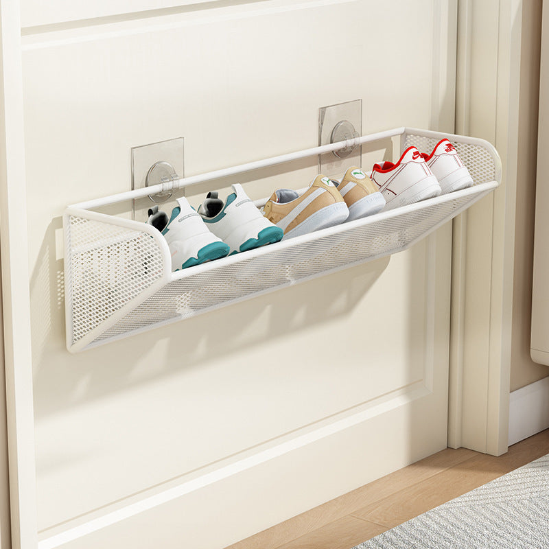 slim overdoor mesh shoe rack organizer with ventilated angled shelf Kalsten
