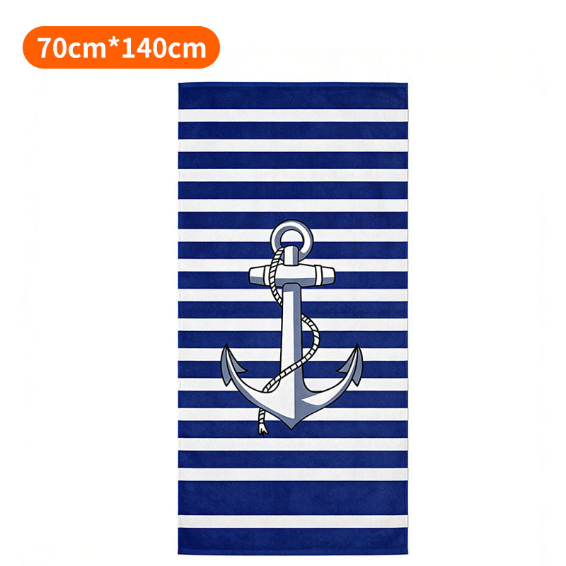 Beach towel with colorful stripe pattern Kalsten