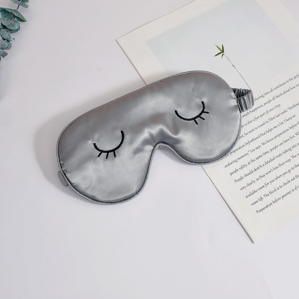 Unisex nan silky-soft eye mask with ergonomic contour and adjustable elastic band Kalsten