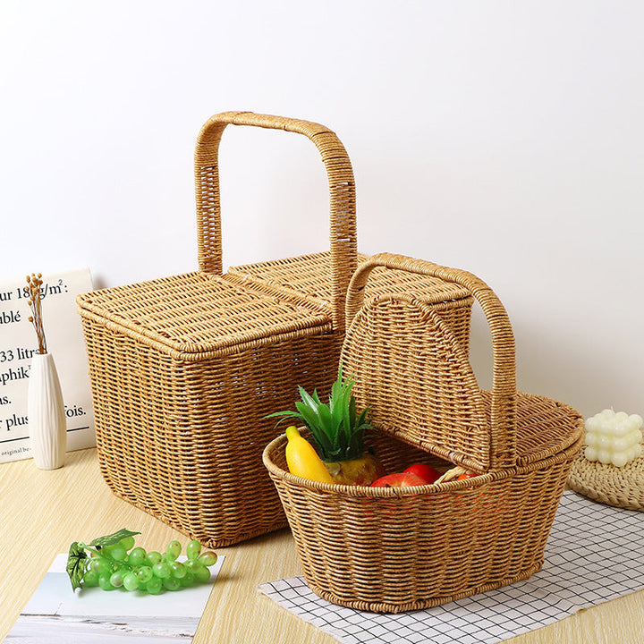 Women braided picnic basket Kalsten