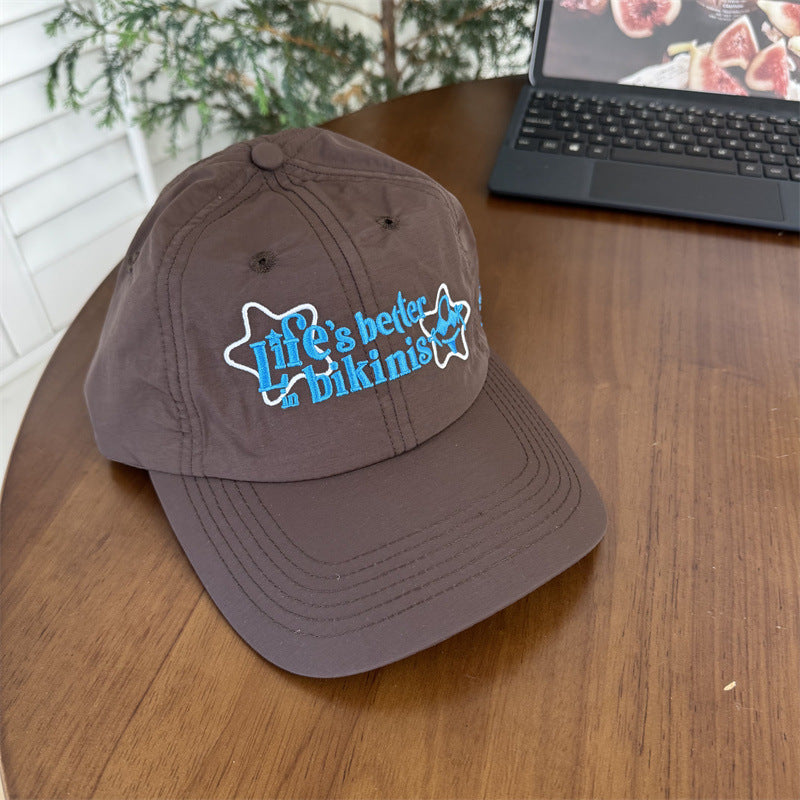Women's Cotton Baseball Cap with Motivational Quote Kalsten
