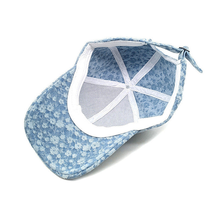Women's Floral Textured Cotton Baseball Cap Kalsten