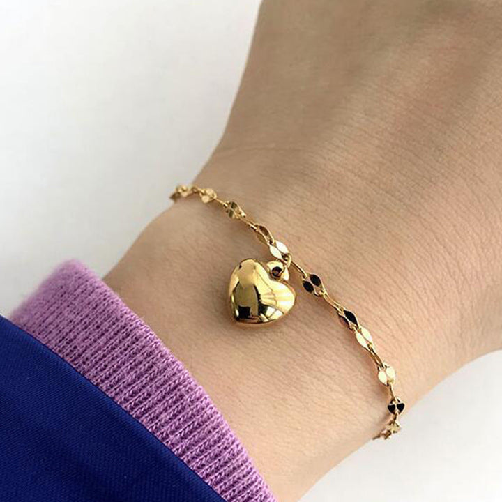 Heart-Shaped Charm Bracelet Kalsten