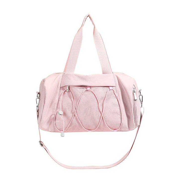 Sporty shoulder bag with adjustable carrying handles and breathable mesh material Kalsten