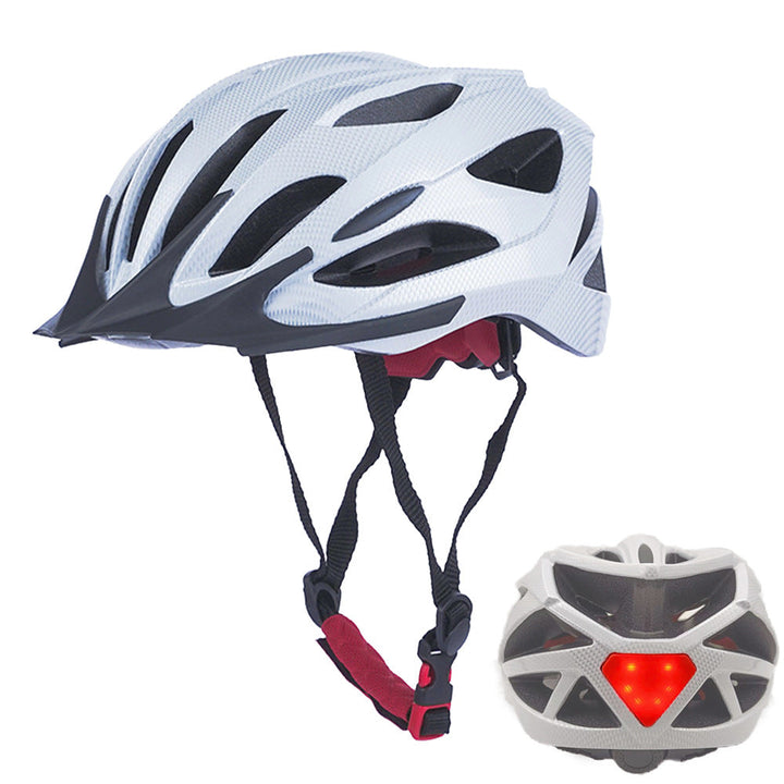 Bicycle helmet with LED rear light and optimal ventilation Kalsten