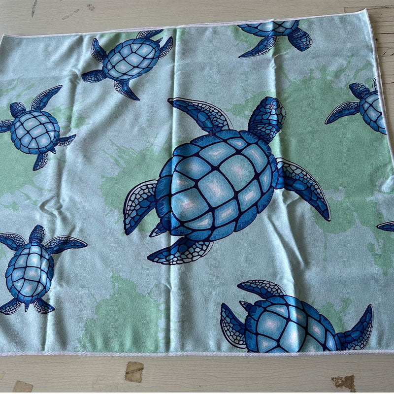 Beach towel with maritime star motif Kalsten
