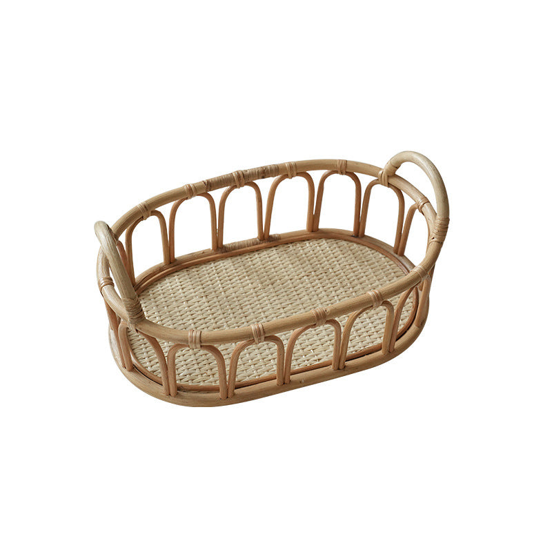 Handwoven decorative basket Acalora