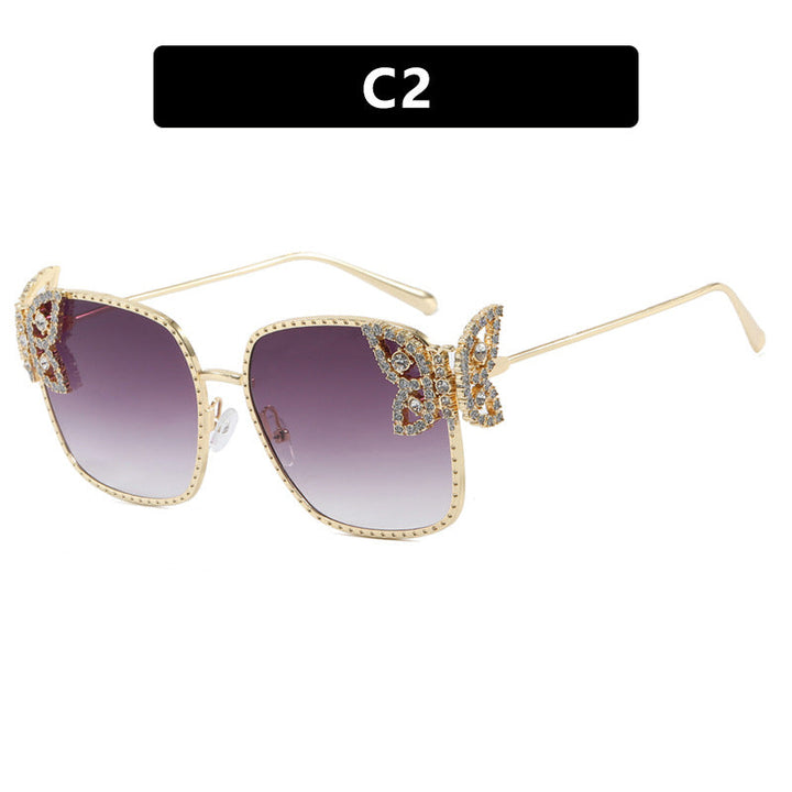 Ladies extravagant glasses with sparkling accents Kalsten