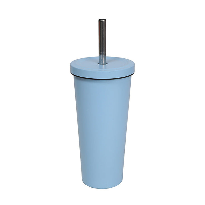 Women's High-Quality Insulated Drinking Bottle with Stainless Steel Straw Kalsten