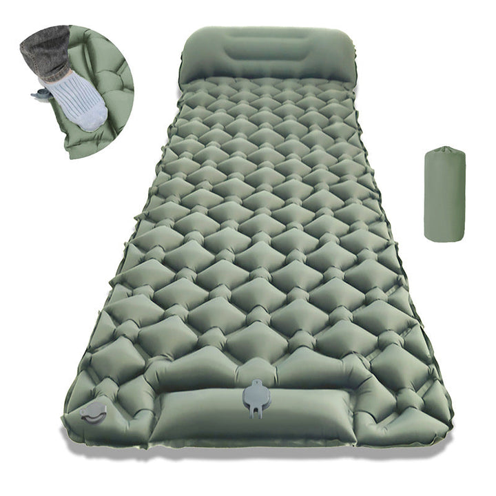 Air Mattress With Integrated Headrest And Comfortable Valve System Kalsten