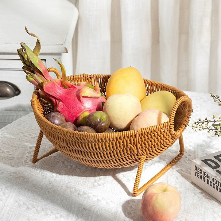 Unisex Designer Storage Basket with Elegant Handles Kalsten