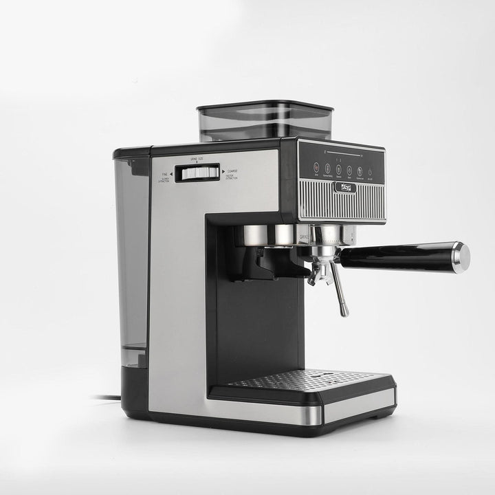 Espresso machine with integrated grinder and precise temperature settings Kalsten