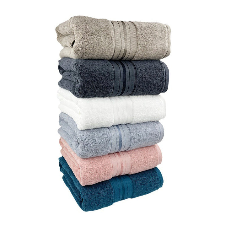 High-quality terry bath towel with elegant stripe detail Kalsten
