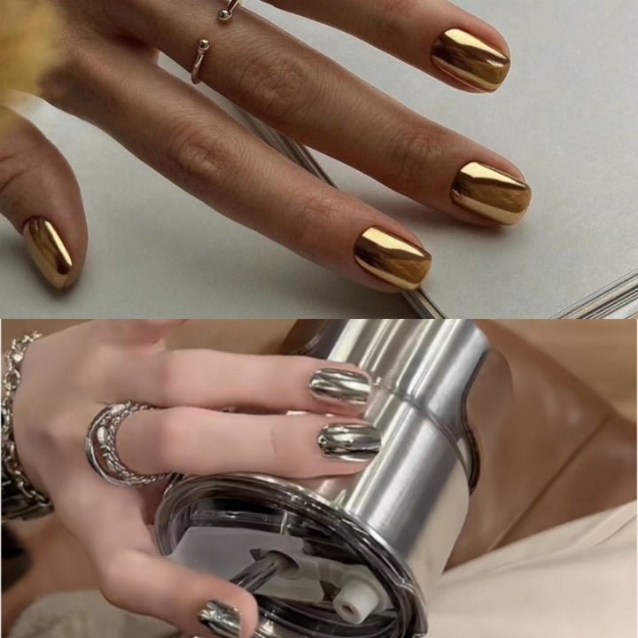 DIY Press-On Nail Set with Elegant Natural Finish Kalsten