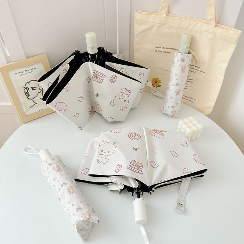 Women's foldable umbrella with playful animal motif Kalsten