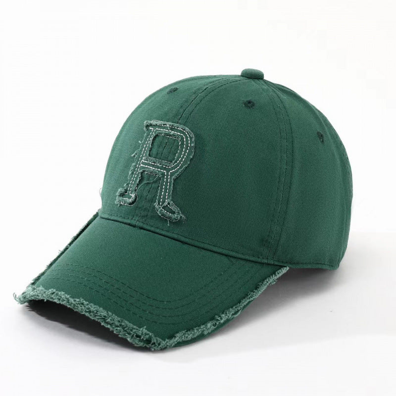 Women's Distressed Embroidered Baseball Cap Kalsten