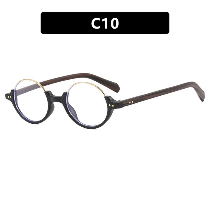 Women's round sunglasses with elegant plastic frame Kalsten