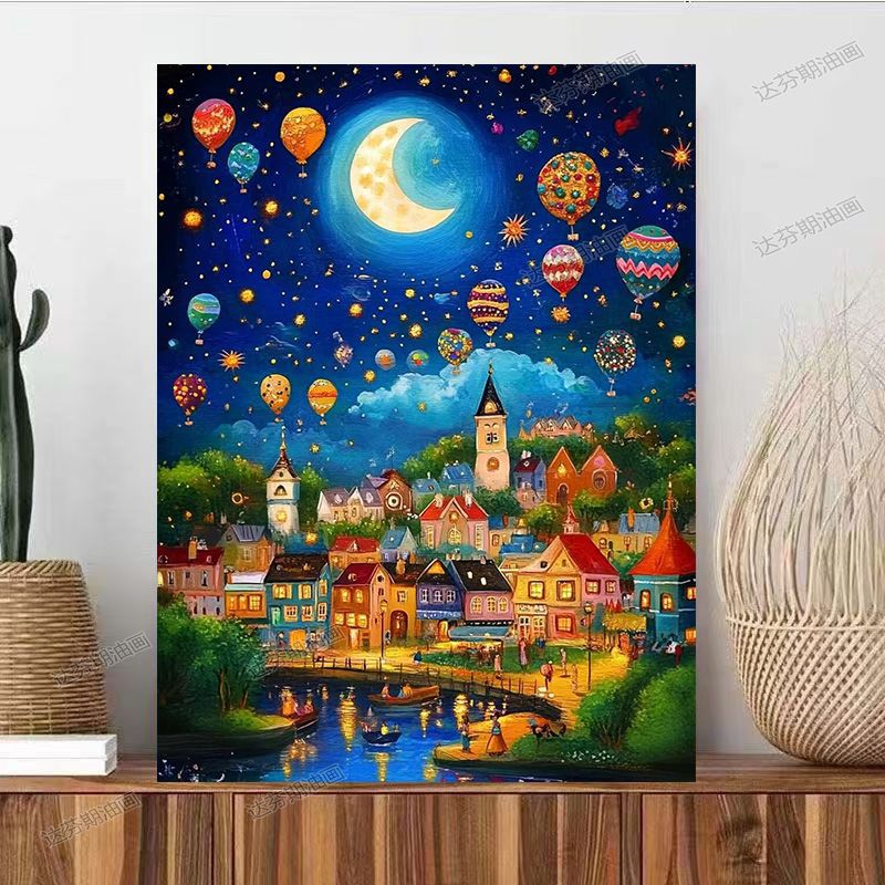 Fantasy Landscape Canvas Art Print Kalsten