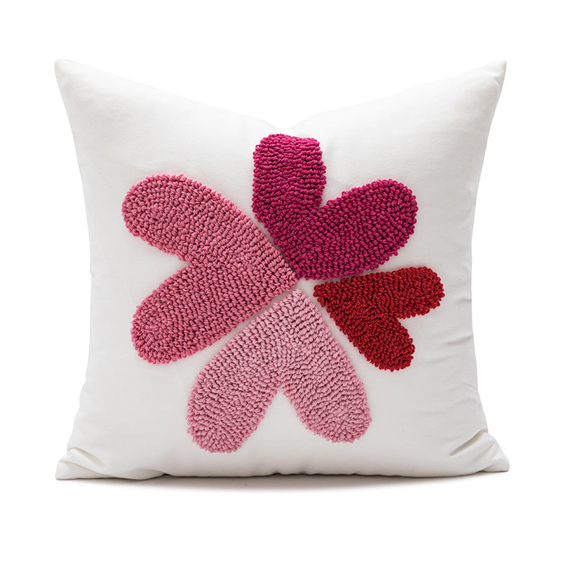 Women Decorative Pillowcase with Heart Pattern Kalsten