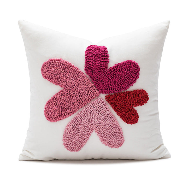 Women Decorative Pillowcase with Heart Pattern Kalsten