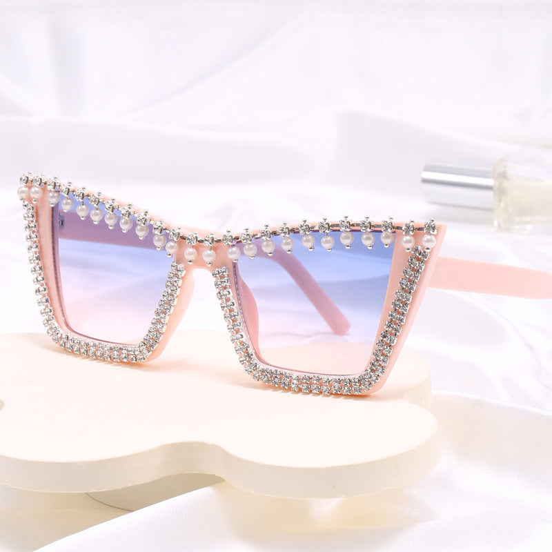 Ladies Glamorous Designer Sunglasses with Sparkling Frame Kalsten