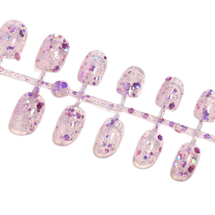 Glitter-Infused Press-On Nail Tips Kalsten