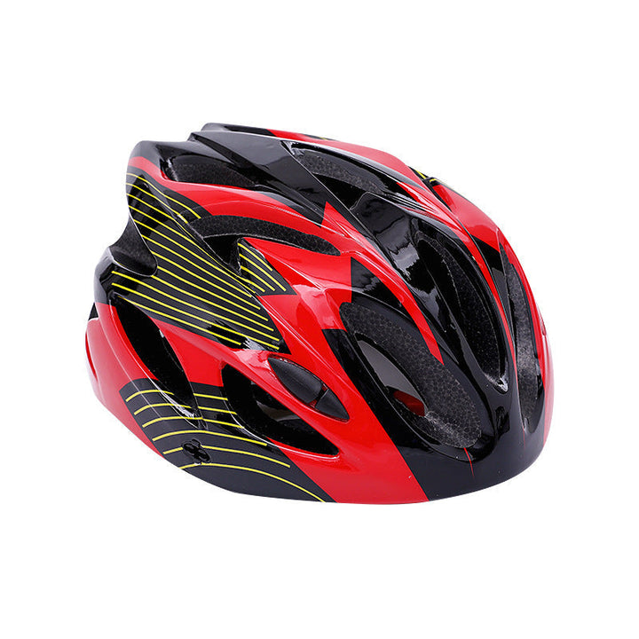streamlined high-ventilation cycling helmet with micro-adjust retention and impact-absorbing liner Kalsten