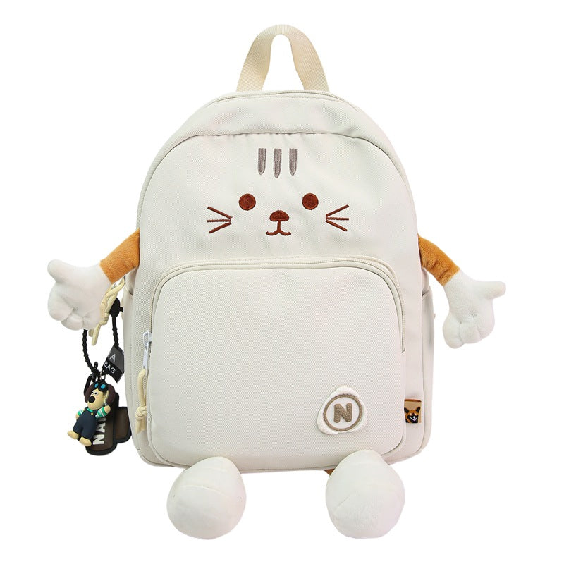 Plush Cat-Themed Backpack Kalsten