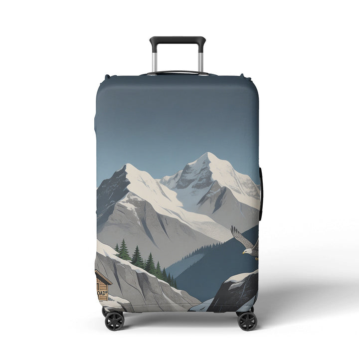 Women's suitcase cover with atmospheric landscape design Kalsten
