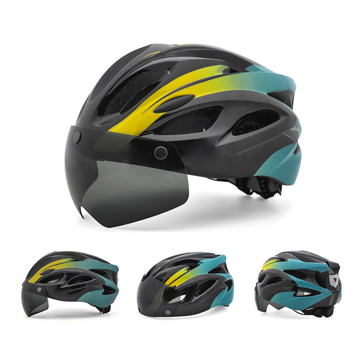 Aerodynamic Cycling Helmet with Integrated Visor Kalsten