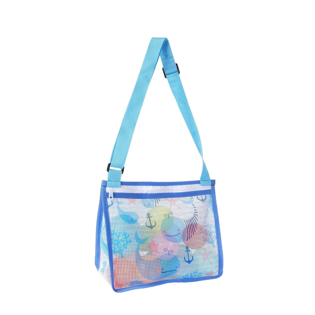 Mesh Beach Bag with Practical Zipper Kalsten