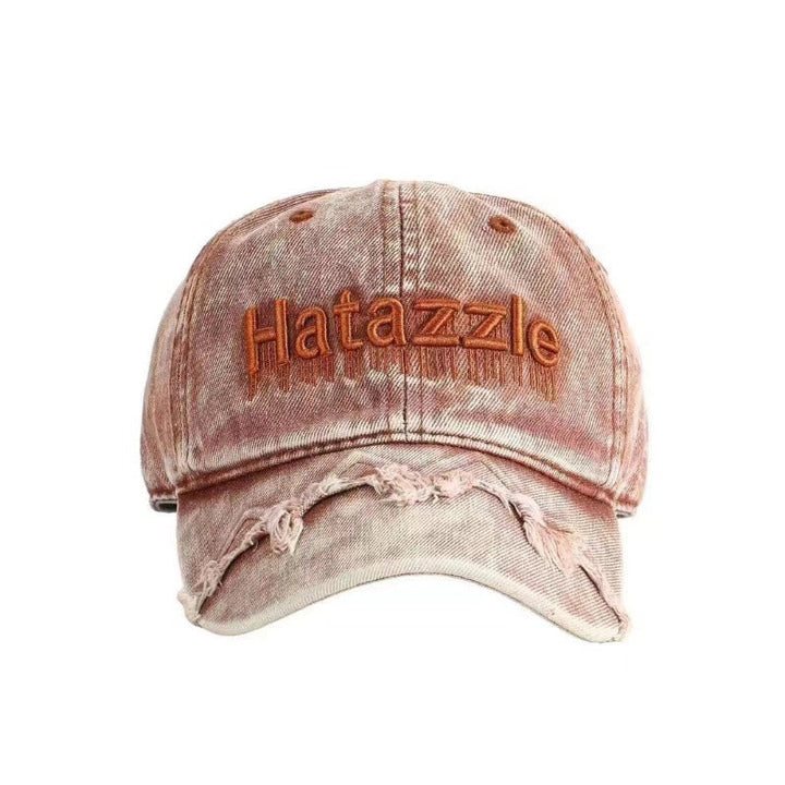 Men's Distressed Denim Baseball Cap Kalsten 1784270737