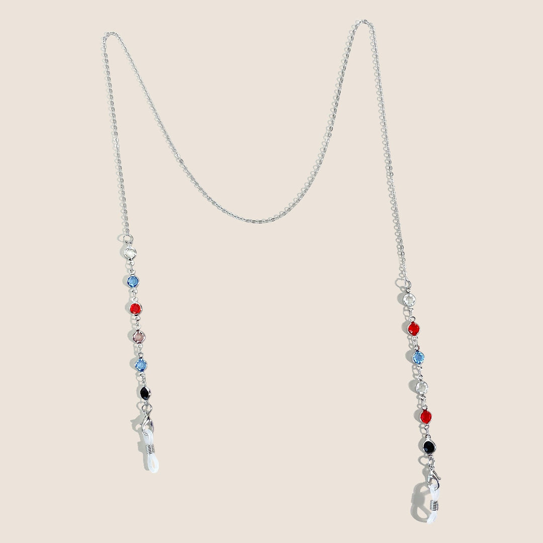 Decorative Colorful Crystal Eyewear Chain Kalsten