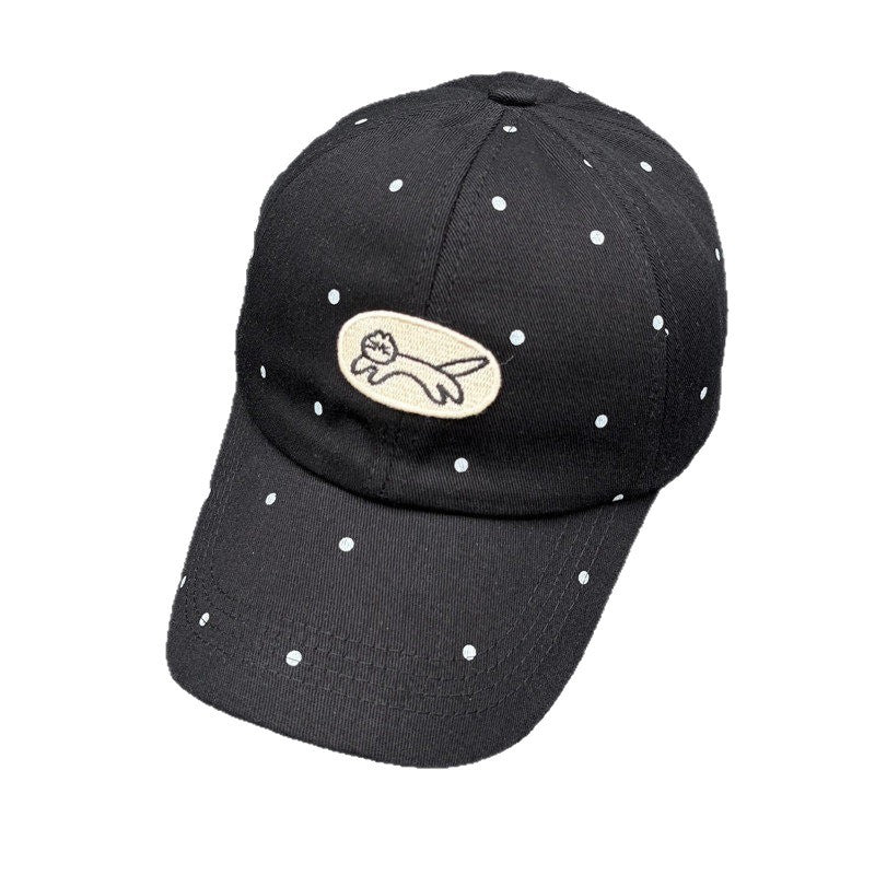 Women's Polka Dot Embroidered Baseball Cap Kalsten