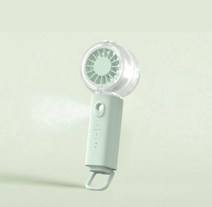 Unisex portable mini handheld fan with misting function and USB charging Kalsten