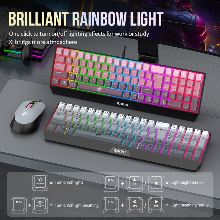 Ergonomic RGB Gaming Keyboard Kalsten