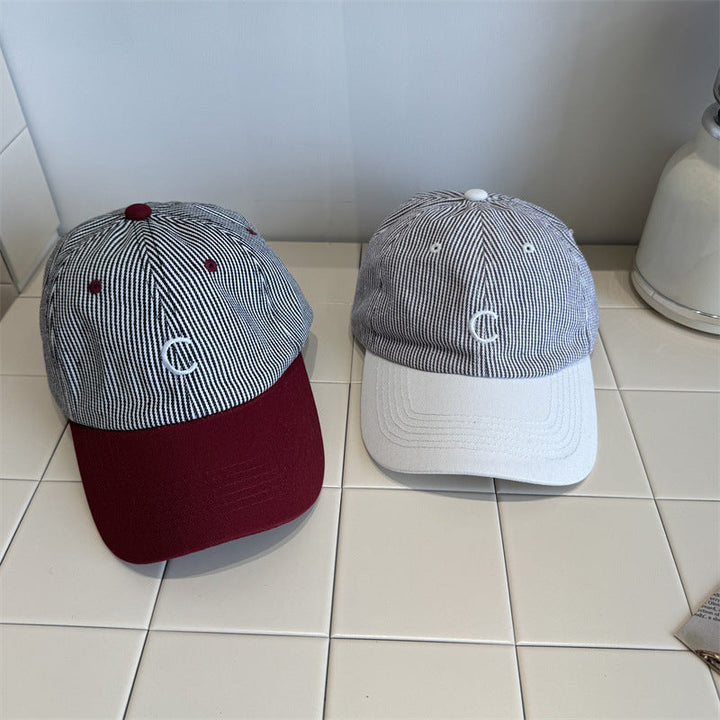 Men's Classic Striped Baseball Cap Kalsten