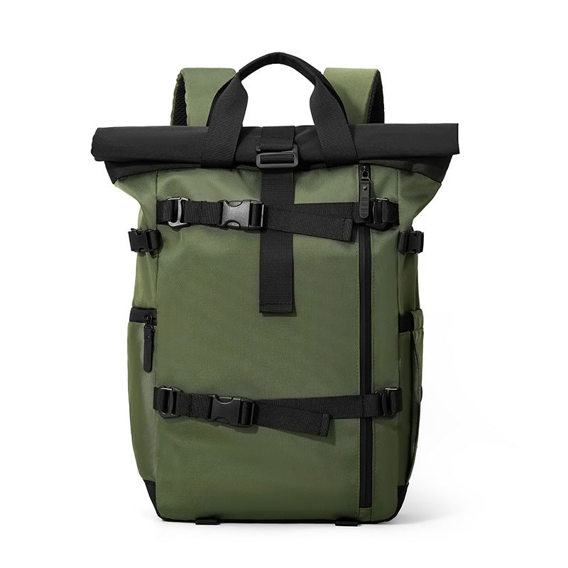 Robust Backpack with Expandable Storage and Flexible Closure Mechanism Kalsten