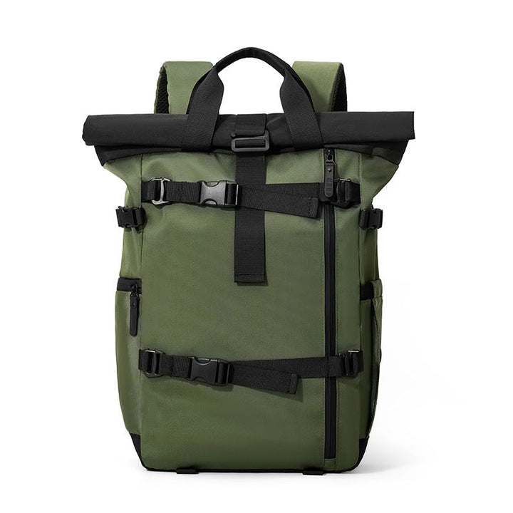 Robust Backpack with Expandable Storage and Flexible Closure Mechanism Kalsten