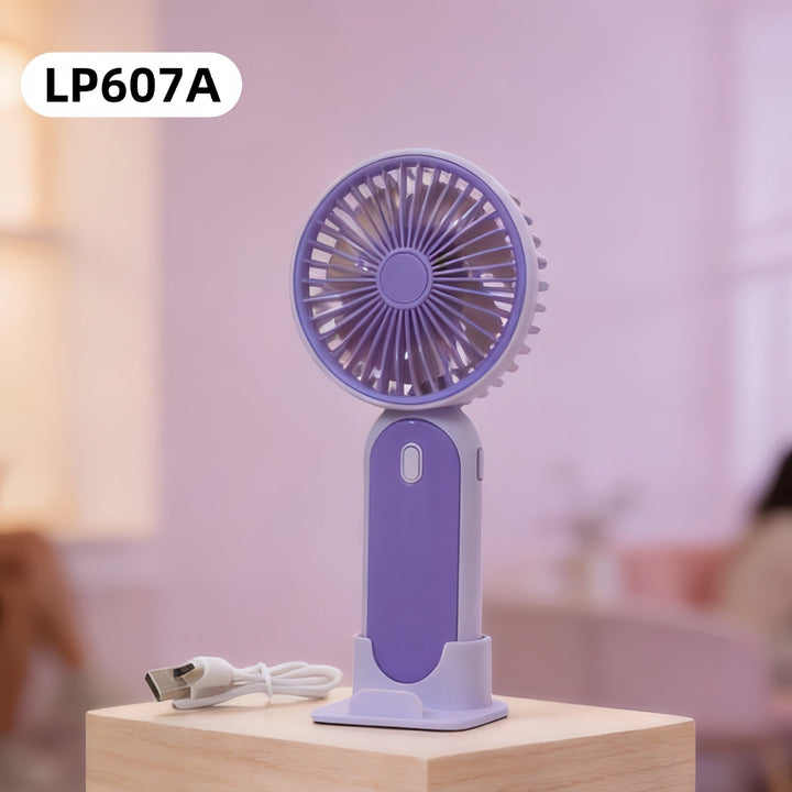 Women Portable USB Hand Fan with Flexible Stand Kalsten