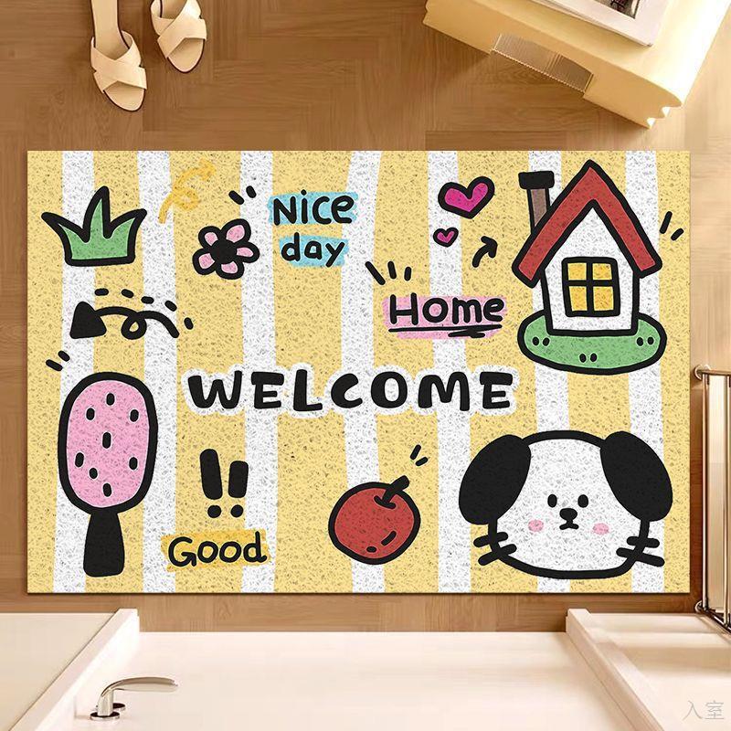 Playful Welcome Doormat