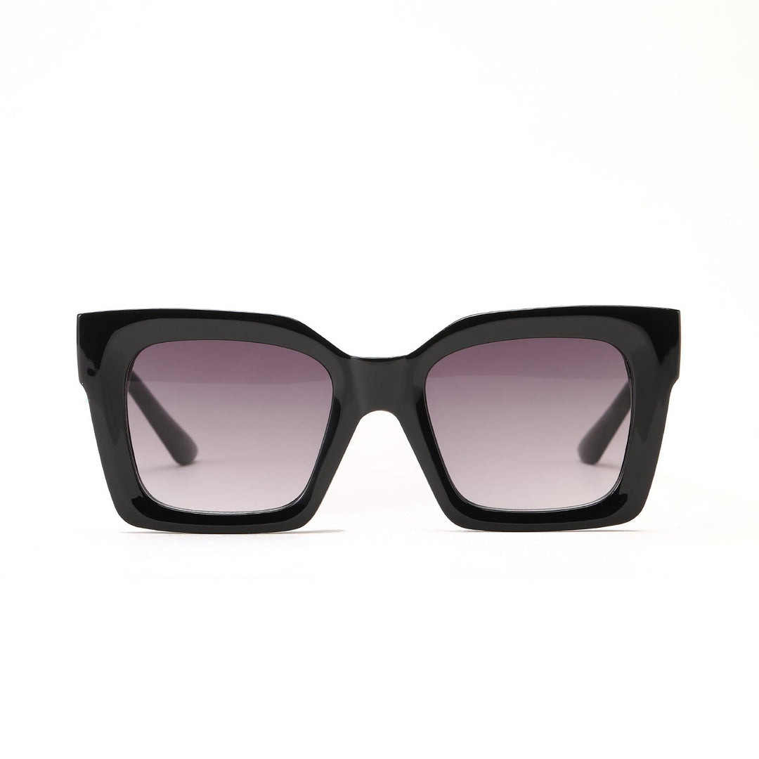 Women's trendy square sunglasses with transparent frame Kalsten