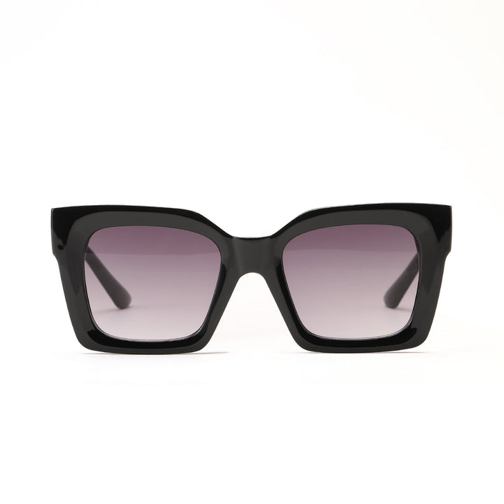 Women's trendy square sunglasses with transparent frame Kalsten