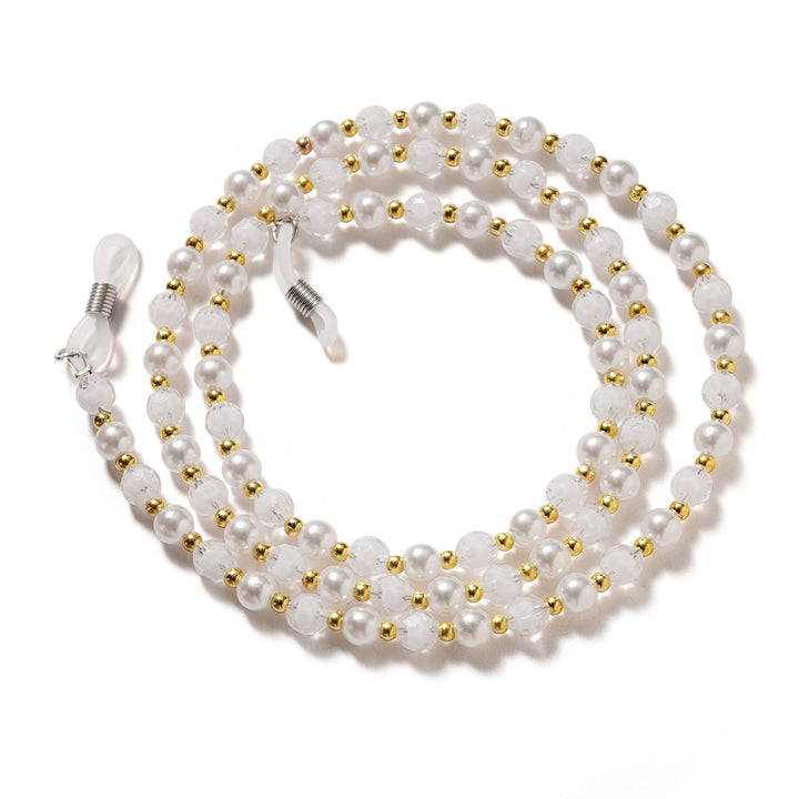 Elegant Pearl and Crystal Eyewear Chain kalsten
