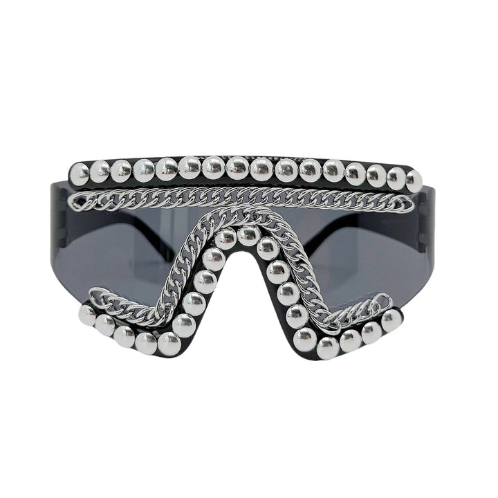 Women's fashion sunglasses with luxurious chain frame and shimmering accents Kalsten